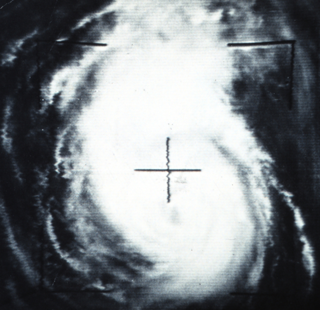 Hurricane Betsy as photographed from TIROS VII