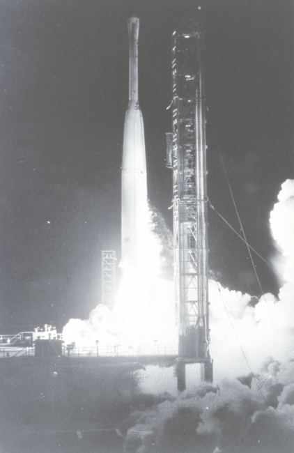 Launch of ESSA I, the first satellite actually owned and operated by aforerunner of NOAA