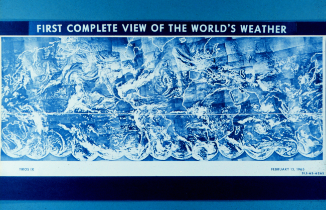 First complete view of the World's weather as seen from TIROS IX