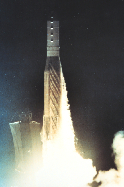 Launch of NOAA satellite