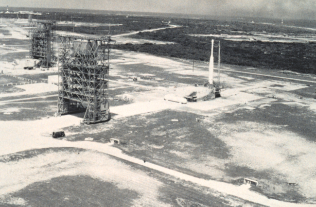 Complex Number 17 at Cape Canaveral where TIROS-carrying Thor-Delta rockets were launched
