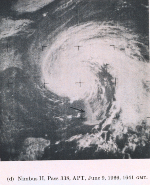 Hurricane Alma off the west coast of Florida