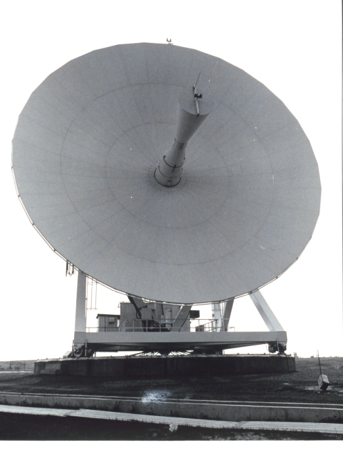 A parabolic antenna at Wallops Island