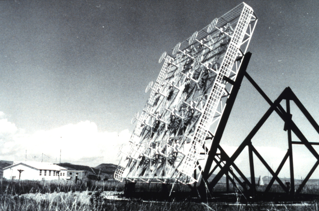 Specialized antenna array used to monitor the ATS-1 satellite