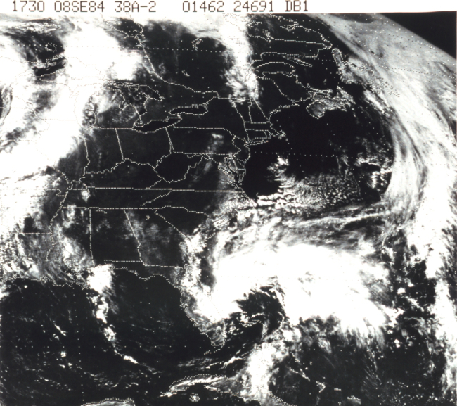 GOES image of eastern North America