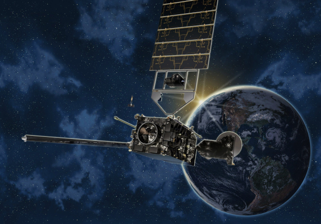Artist's conception of GOES-R environmental satellite