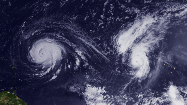 Hurricanes Igor and Julia are both category 4 hurricanes at this time