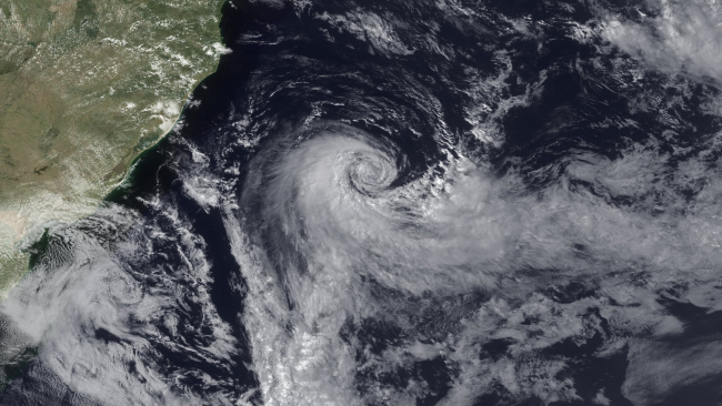 This system in the South Atlantic off the coast of Brazil was classified as atropical cyclone