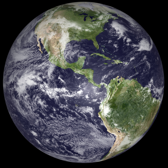 A hemispheric view on Earth Day 2010