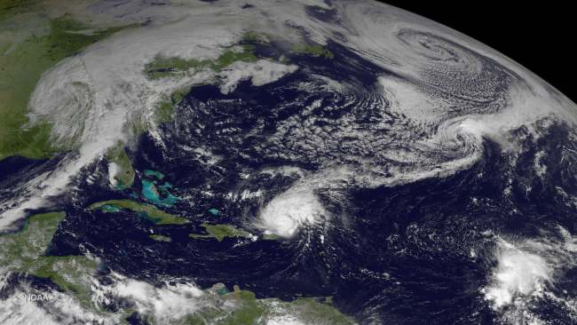 Hurricane Gonzalo leading active weather patterns across western tropicalAtlantic