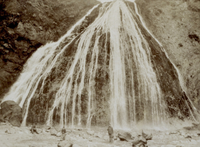 Waterfalls at Nazan Bay