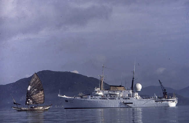 NOAA Ship OCEANOGRAPHER, China trip 1980