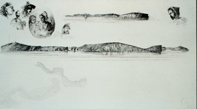The Coast Survey Plate by James McNeill Whistler