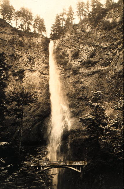 Multnomah Falls from the Columbia Highway