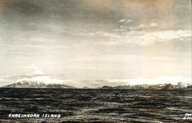 Chuginadak Island from at sea