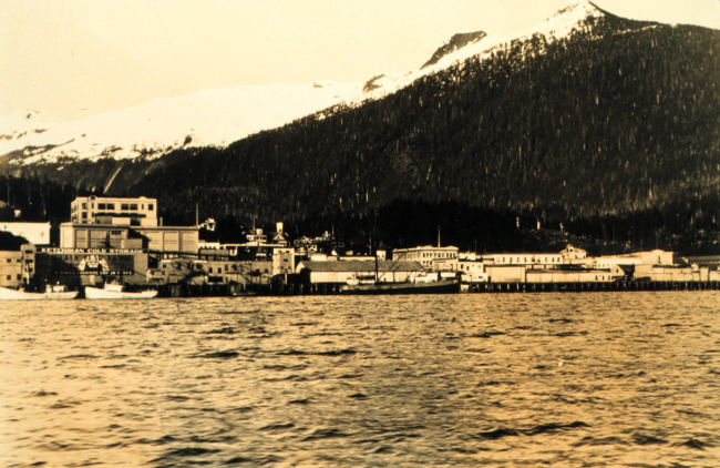The wharves and canneries of Ketchikan