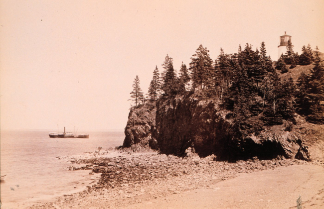 C&GS; ship offshore near Rockland, Maine