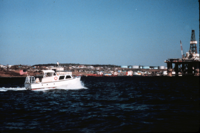 Jensen survey launch in Halifax Harbor