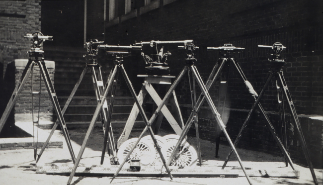 Instruments used during geodetic survey of Atlanta