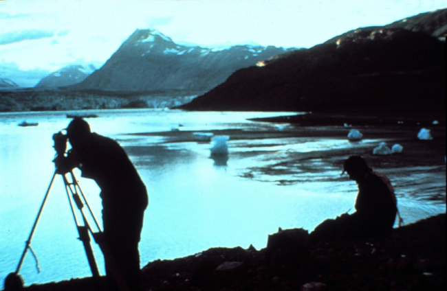 Observing with Wild T-2 near Columbia Glacier