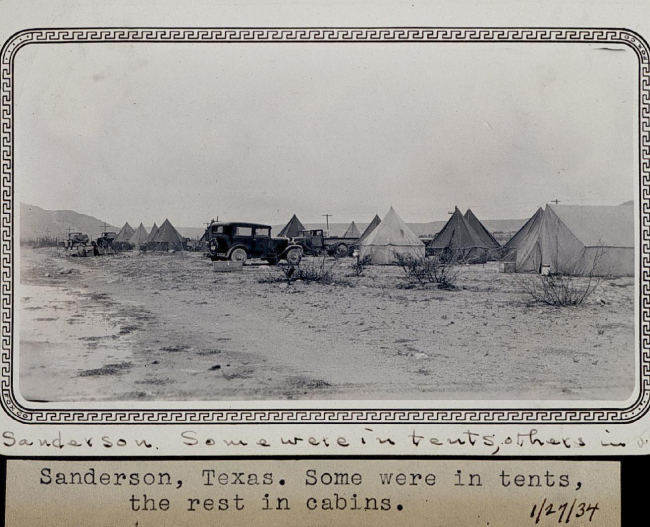 Camp near Sanderson