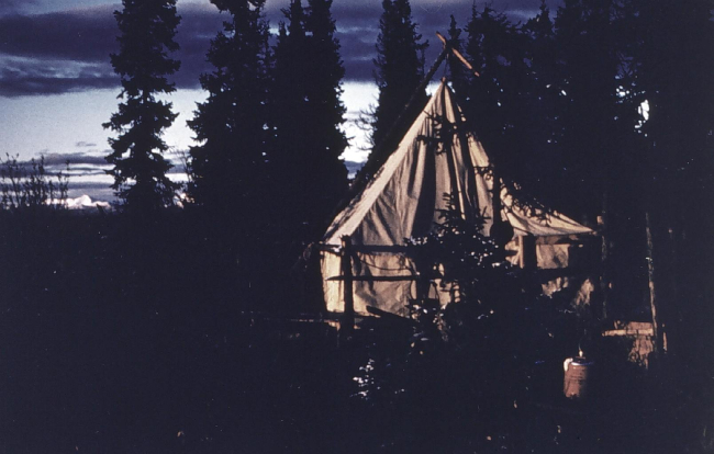 Camp at Bettles, Alaska