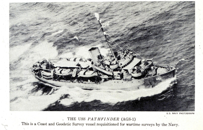 USS PATHFINDER underway in Pacific