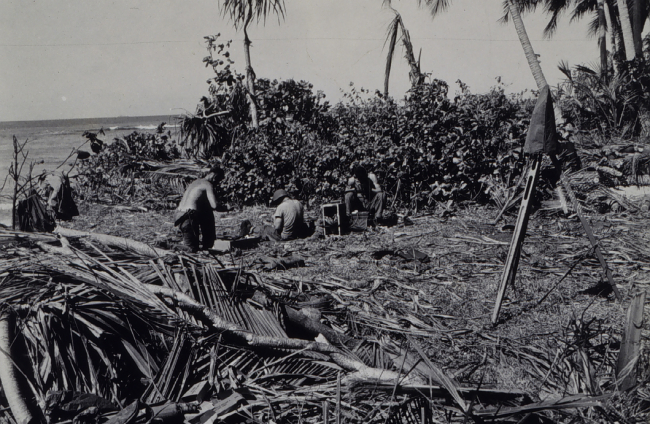 Jeremiah Morton's survey crew on Saipan