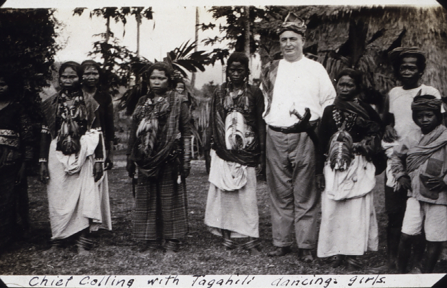 Chief Collins with Tagahili dancing girls