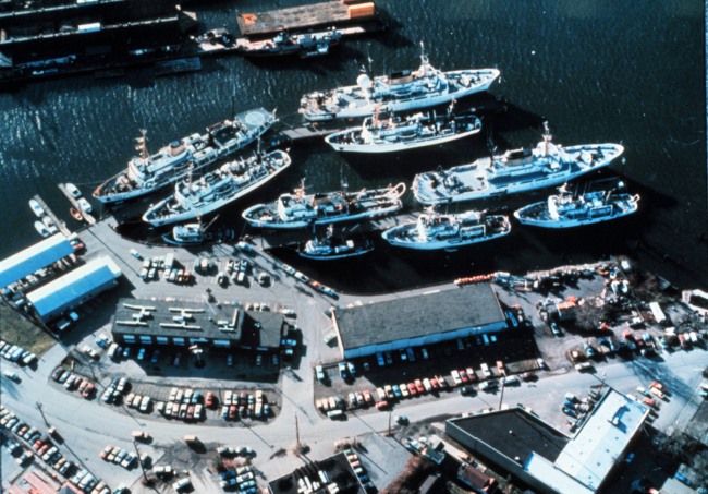 NOAA Ships at Seattle Ship Base