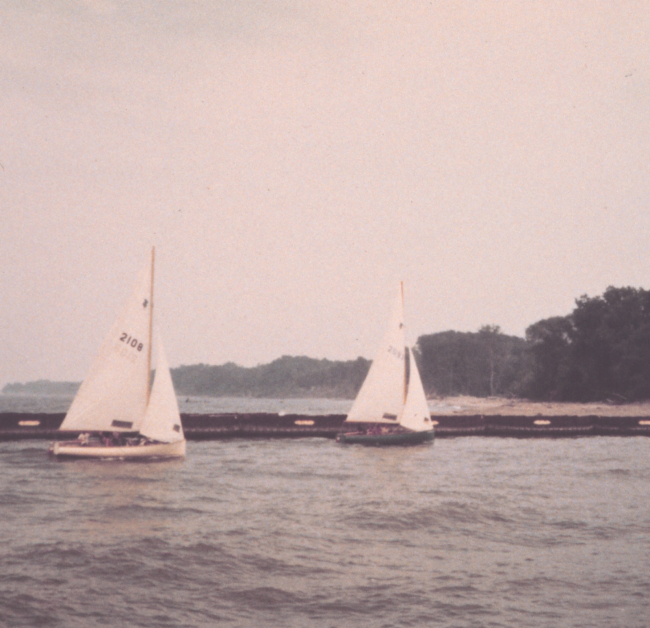 Sailboats in Fairport Harbor