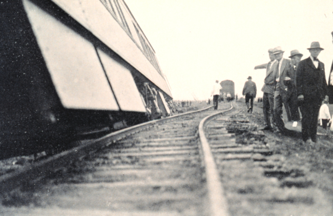 The crack passenger train, Empire Builder, bound from Seattle to Chicago, wasstruck by a tornado