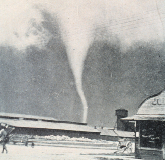 The tornado at Ellis, Kansas, from the collection of S