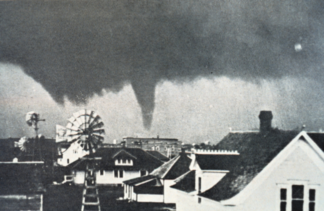 Tornado at Mullinville, Kansas, from the collection of S