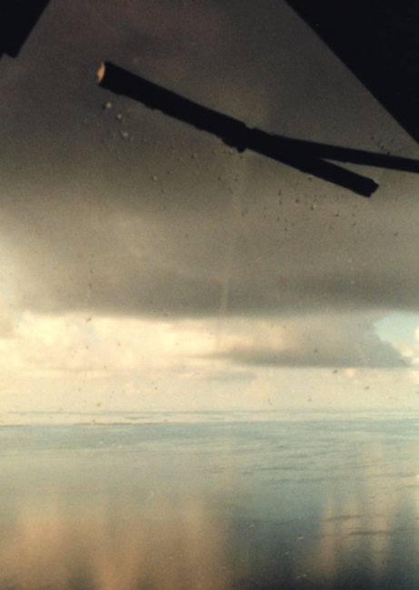 Waterspout off Key West filmed during a National Geographic Television Special