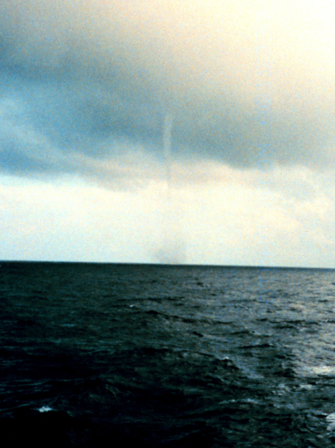 Waterspout observed from NOAA Ship McARTHUR in eastern Pacific Ocean