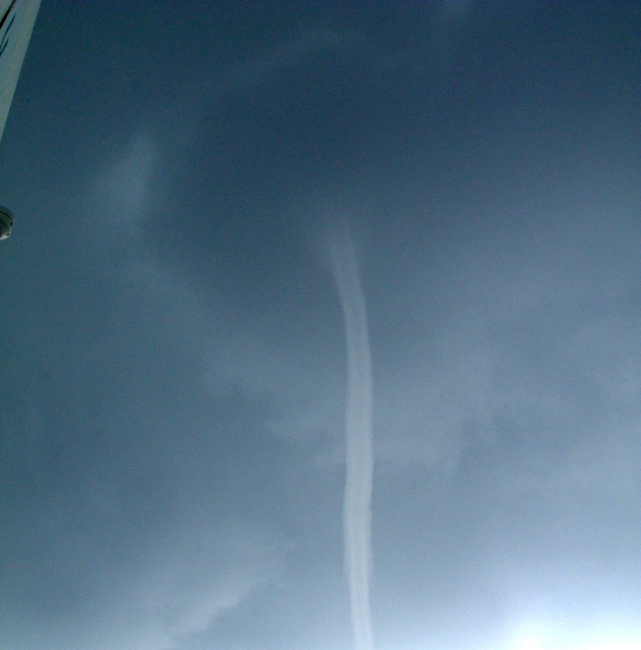 Waterspout observed from NOAA Ship RONALD H