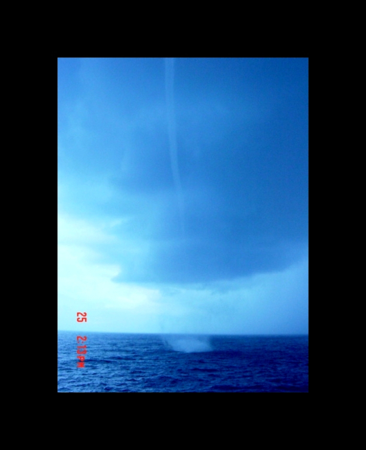 Waterspout observed from NOAA Ship RONALD H