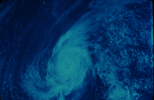 Hurricane Liza off of Baja California