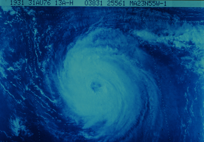 Hurricane Frances in the north central Atlantic Ocean