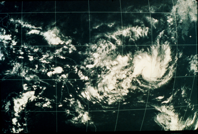 Typhoon Kerry east of the Solomon Islands