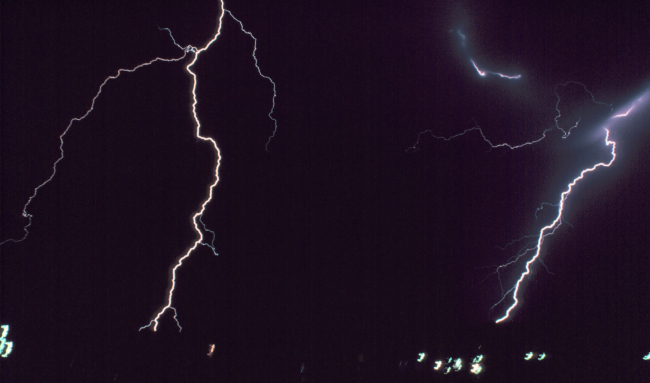 Lightning near Boulder