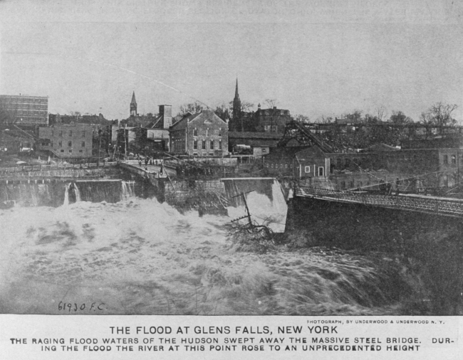 The flood at Glen Falls, New York