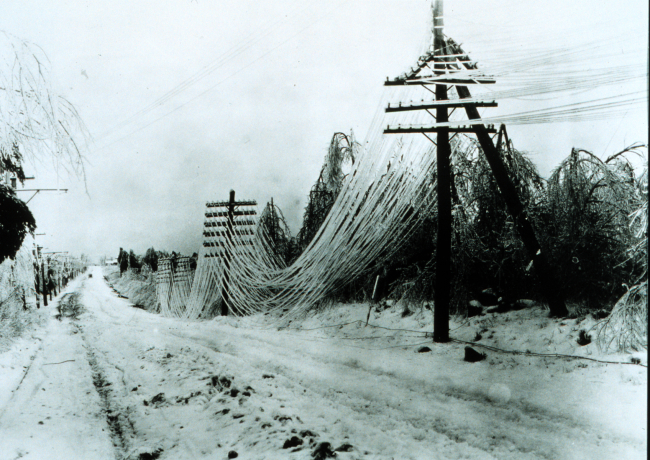 Besides disrupting transportation, heavy ice and snow can damage utilities