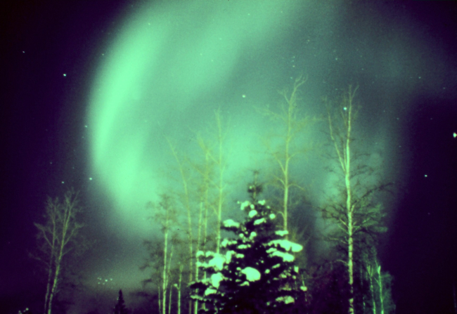 Aurora borealis in vicinity of Anchorage