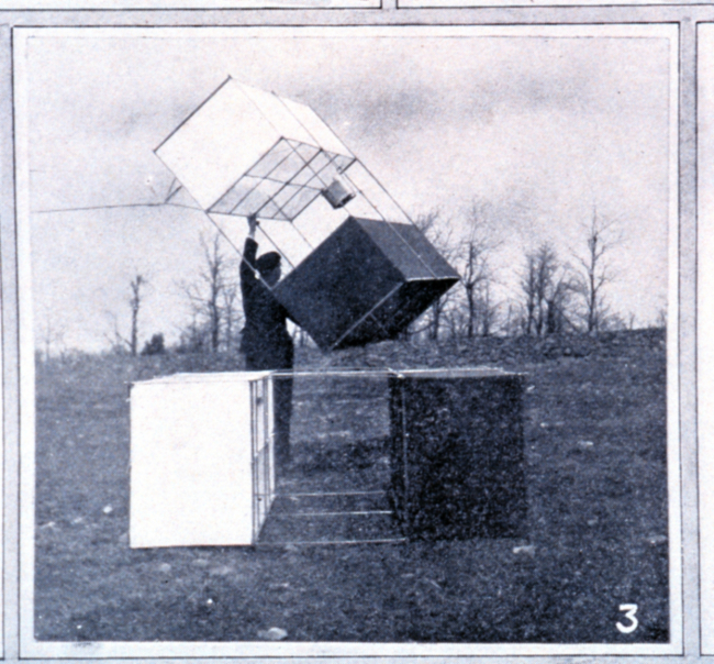 Hargrave-Martin box kites as used at Mount Weather Observatory