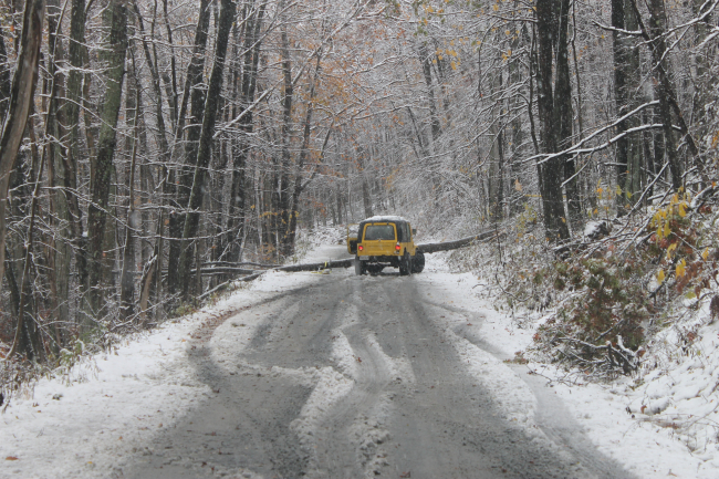 The surprise October record snowfall