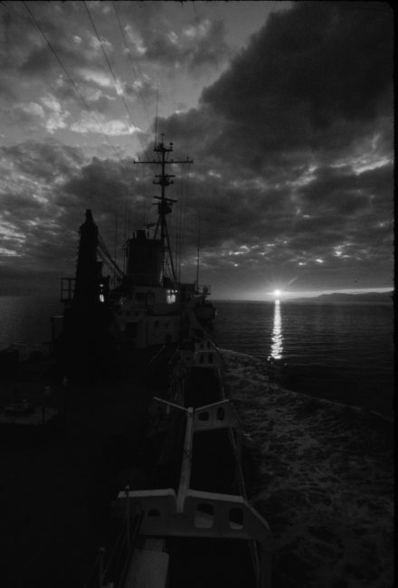 A NOAA Ship SURVEYOR sunset - Photo #5 of sequence