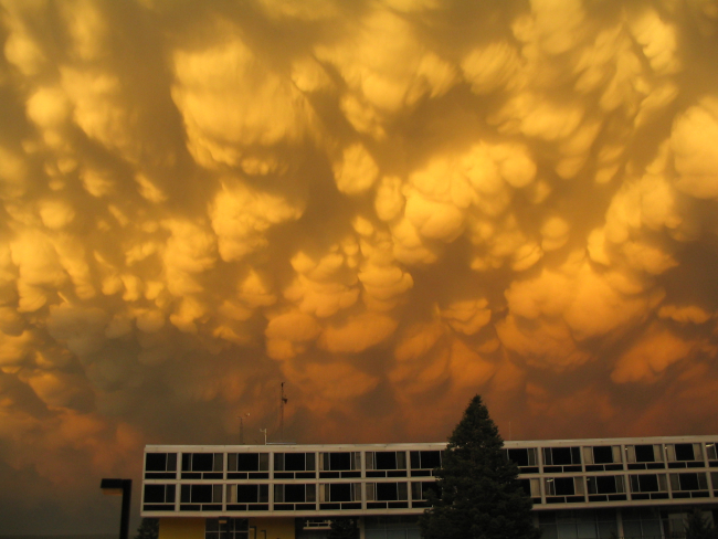 Mammatocumulus over the United States Air Force Academy