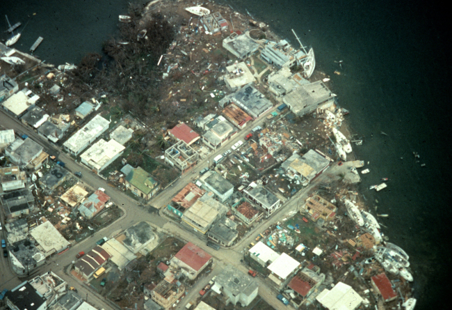 Hurricane Hugo devastated portions of the Caribbean before striking Charleston
